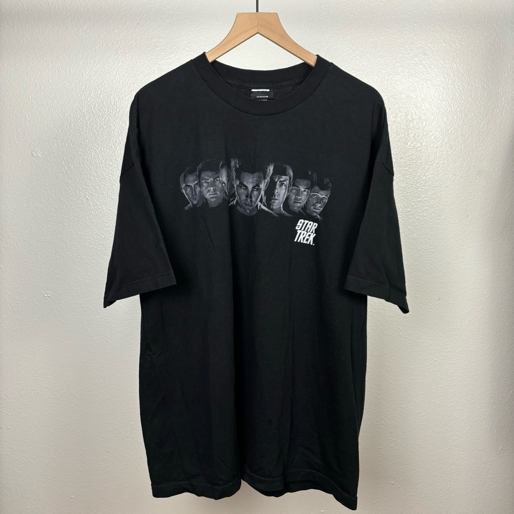 Y2k 2009 Star Trek Movie Promo T Shirt Spock Kirk… - image 1